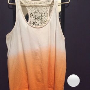 Racer back tank top